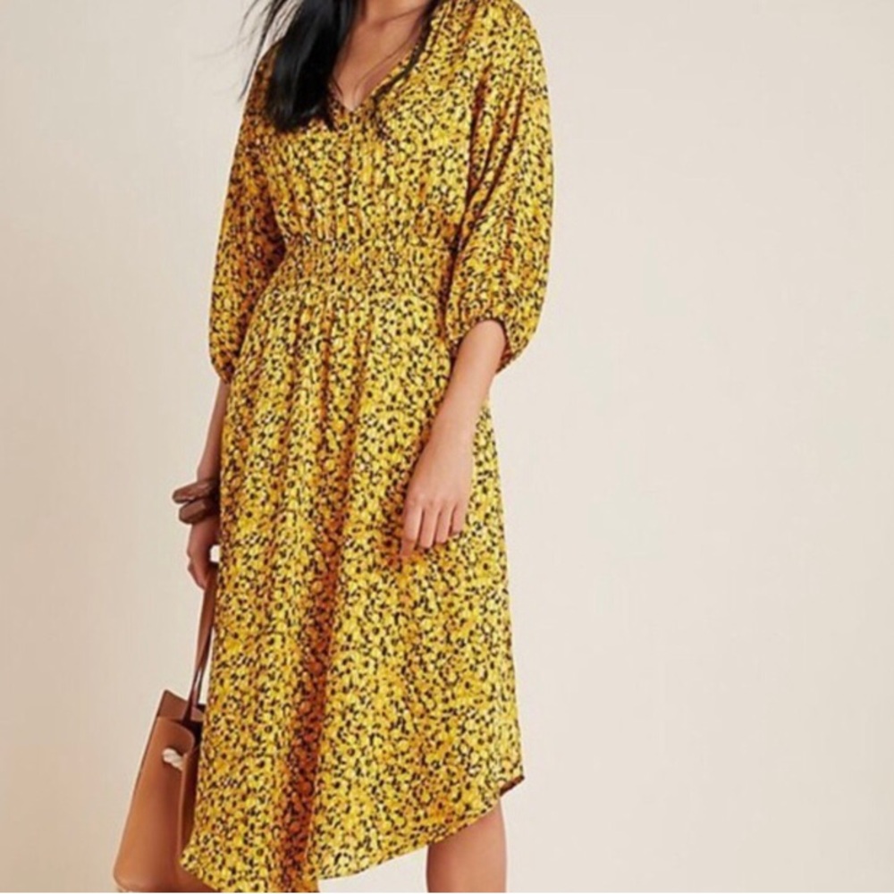 Anthropologie Marigold Midi Dress, size XS